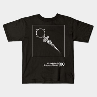 At the Drive-In - One Armed Scissor / Minimal Graphic Artwork Design Kids T-Shirt